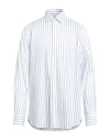 Hackett Man Shirt White Size L Cotton In White