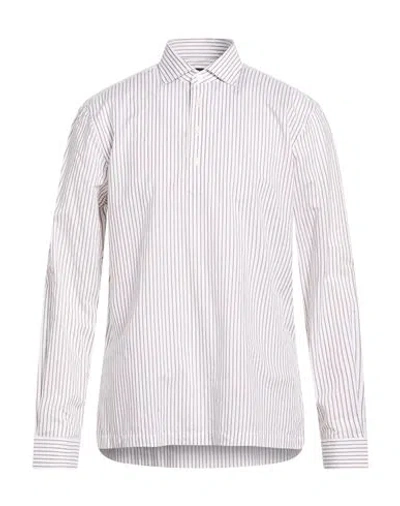 Hackett Man Shirt White Size M Cotton, Linen