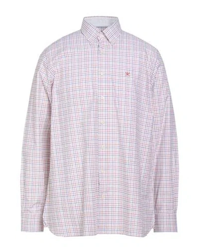Hackett Man Shirt White Size S Cotton