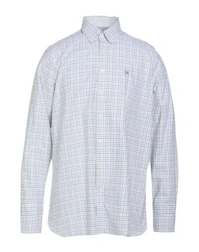 Hackett Man Shirt White Size S Cotton