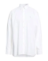 Hackett Man Shirt White Size Xxl Cotton
