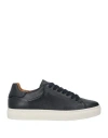 Hackett Man Sneakers Midnight Blue Size 9 Leather In Blue