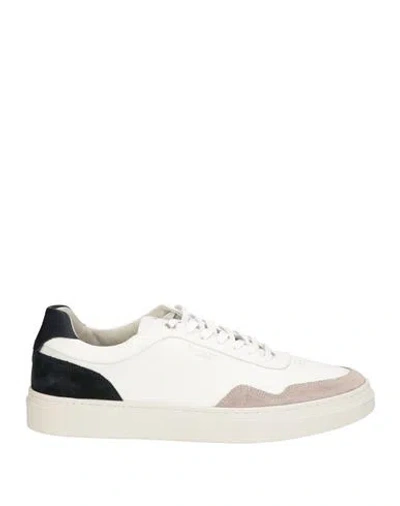 Hackett Man Sneakers White Size 10 Leather