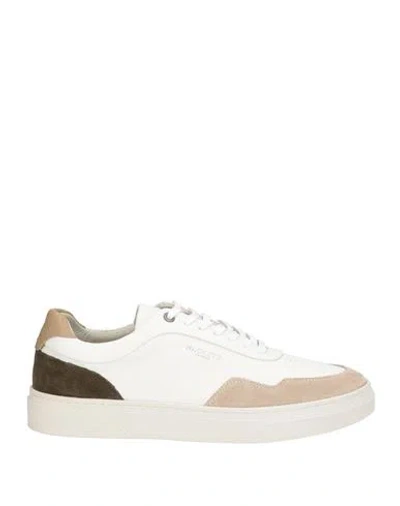 Hackett Man Sneakers White Size 10 Leather