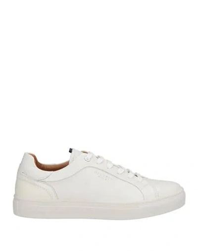Hackett Man Sneakers White Size 7 Leather
