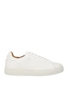Hackett Man Sneakers White Size 9 Leather In White