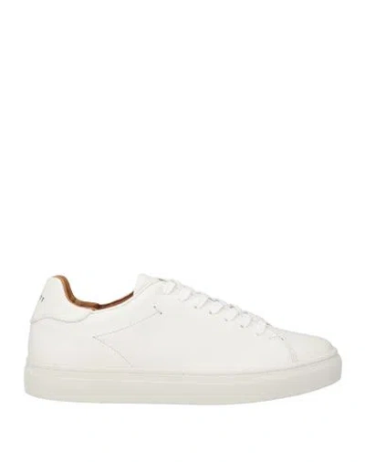 Hackett Man Sneakers White Size 9 Leather