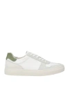 Hackett Man Sneakers White Size 9 Leather In White