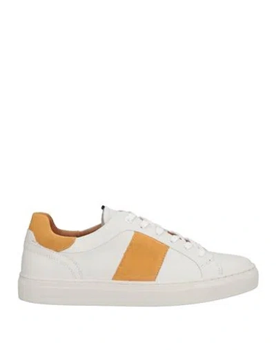 Hackett Man Sneakers White Size 9 Leather