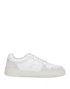 Hackett Man Sneakers White Size 9 Leather In White