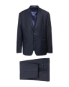 Hackett Man Suit Navy Size 48 Wool In Blue