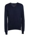 Hackett Man Sweater Midnight Blue Size Xl Merino Wool, Viscose, Polyamide, Cashmere