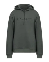 Hackett Man Sweatshirt Dark Green Size Xl Cotton, Polyester