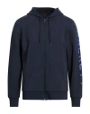 Hackett Man Sweatshirt Midnight Blue Size L Cotton, Elastane In Blue