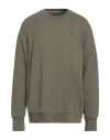 Hackett Man Sweatshirt Military Green Size Xxl Cotton