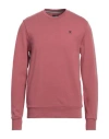 Hackett Man Sweatshirt Pastel Pink Size Xl Cotton