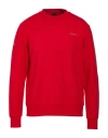 Hackett Man Sweatshirt Red Size S Cotton, Elastane In Red