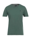 Hackett Man T-shirt Dark Green Size Xxl Cotton