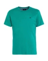 Hackett Man T-shirt Emerald Green Size 3xl Cotton In Green