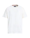 Hackett Man T-shirt Ivory Size Xl Cotton In White
