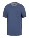 Hackett Man T-shirt Navy Blue Size Xl Cotton