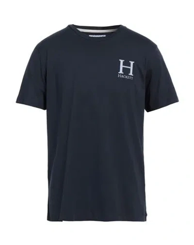 Hackett Man T-shirt Navy Size Xl Cotton