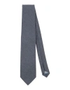 Hackett Man Ties & Bow Ties Slate Blue Size - Cotton In Blue