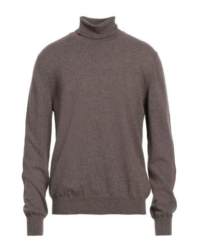 Hackett Man Turtleneck Light Brown Size Xxl Wool, Viscose, Polyamide, Cashmere In Beige