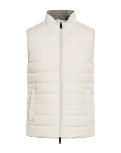 Hackett Man Vest Beige Size Xxl Polyester In Neutral