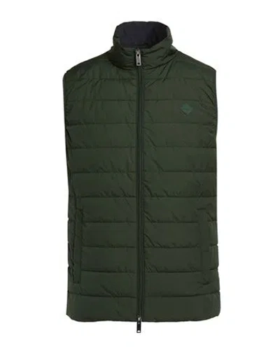 Hackett Man Vest Dark Green Size Xxl Polyester