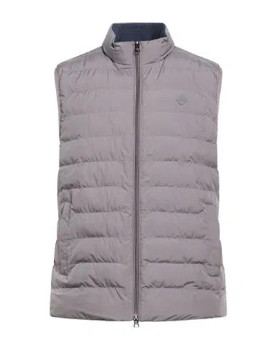 Hackett Man Vest Grey Size Xxl Polyester In Purple