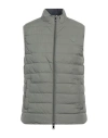Hackett Man Vest Khaki Size Xxl Polyester In Gray