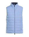 Hackett Man Vest Slate Blue Size Xxl Polyester