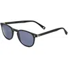 Hackett Men's 48 Mm Grey Sunglasses In Black