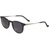 Hackett Men's 48 Mm Grey Sunglasses In Black