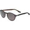Hackett Men's 50mm Olive Horn Sunglasses In Black