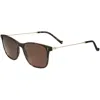 Hackett Men's 51 Mm Grey Sunglasses In Brown