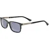 Hackett Men's 54 Mm Grey Sunglasses In Black