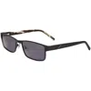 Hackett Men's 54mm Black Sunglasses In Purple