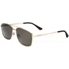 Hackett Men's 55 Mm Red Sunglasses