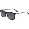 Hackett Men's 56 Mm Grey Sunglasses In Blue