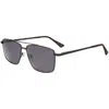 Hackett Men's 58 Mm Grey Sunglasses In Black
