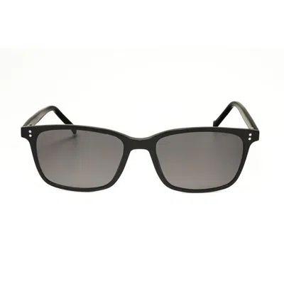 Hackett Men's Black Rectangular Sunglasses Hebs182