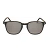 Hackett Men's Black Rectangular Sunglasses Hebs267-039-1 In Brown