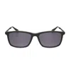 Hackett Men's Black Rectangular Sunglasses Heks1273 In Black