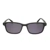 Hackett Men's Black Rectangular Sunglasses Heks1258 In Gray