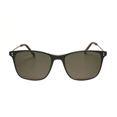 Hackett Men's Black Square Sunglasses Hebs261 In Green