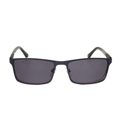 Hackett Men's Blue Rectangular Sunglasses Heks1213 In Purple