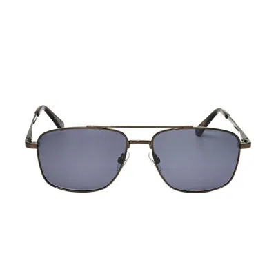 Hackett Men's Brown Aviator Sunglasses Hek1205-173-1 In Blue
