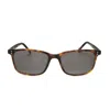 Hackett Men's Brown Rectangular Sunglasses Heb181 In Multi